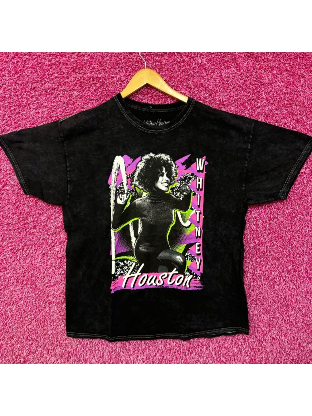 Whitney Houston I Wanna Dance with Somebody Dance Pop Tee XL